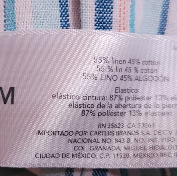 CARTER'S neutral overall outfit. Size 3-6 months. Never Worn! - Picture 6 of 6